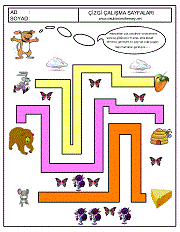 okul öncesi iki doğru arasından çizgi çizme çalışma sayfaları